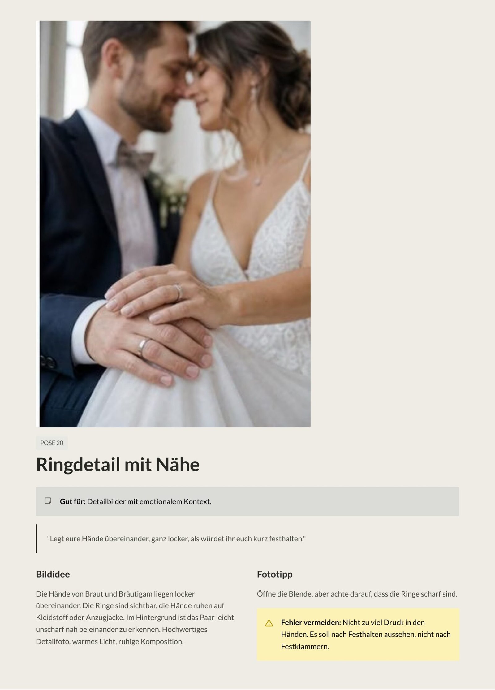 Beispielseite Details