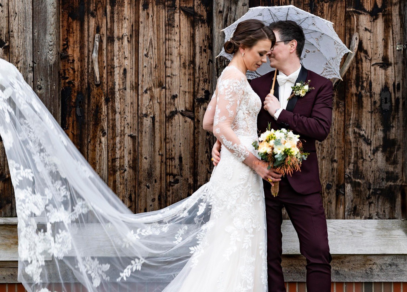Brautpaar bei einer Hochzeit