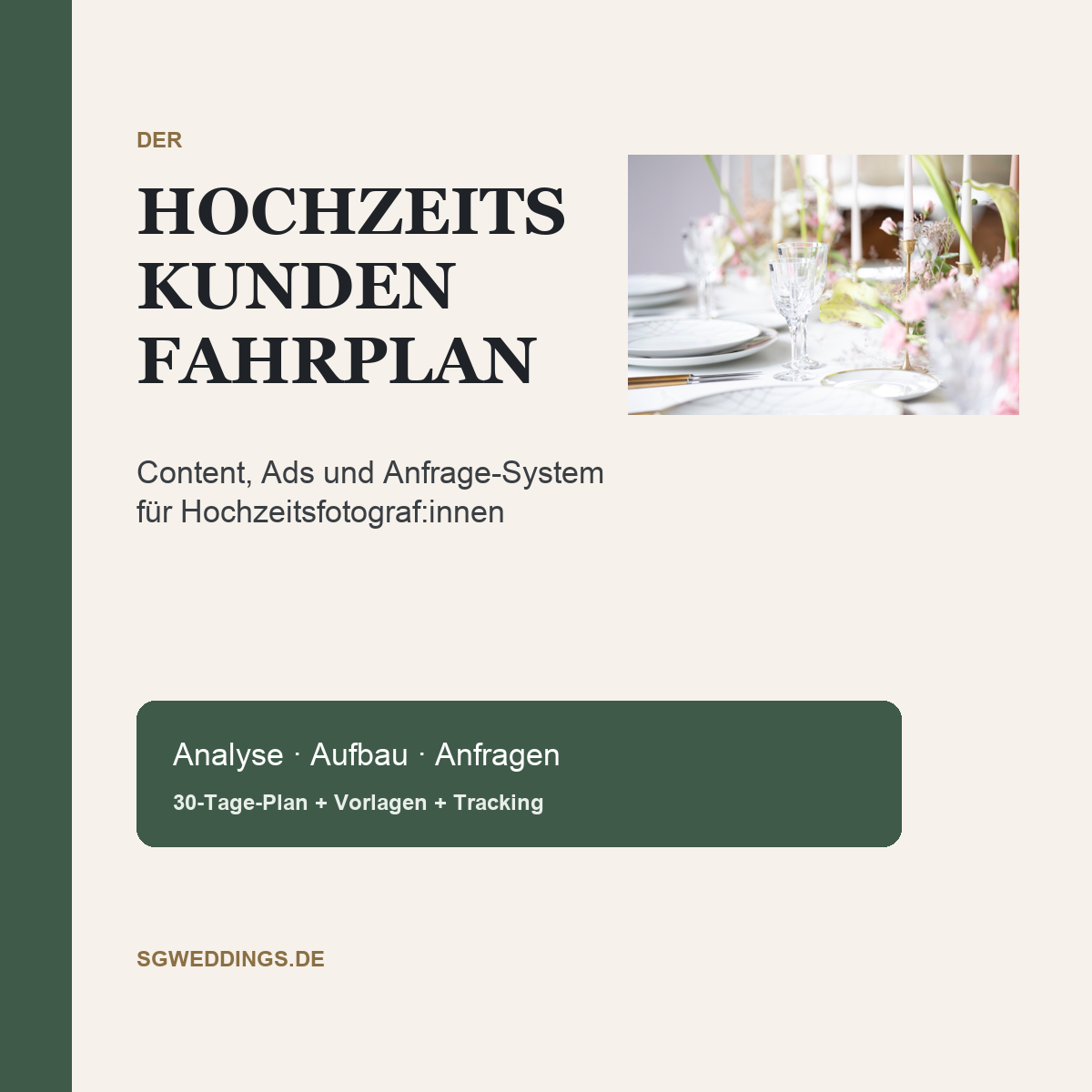 Produktbild Der Hochzeitskunden-Fahrplan