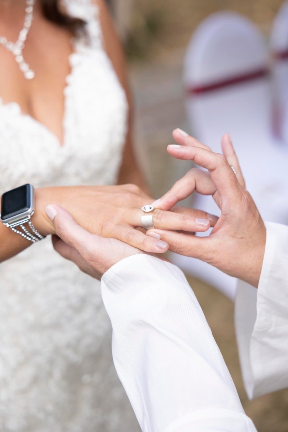 Ringtausch bei einer Hochzeit